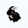 Black Wings of Fire Plush